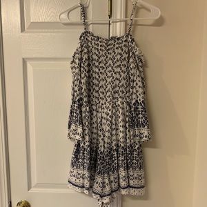 Bell sleeved romper